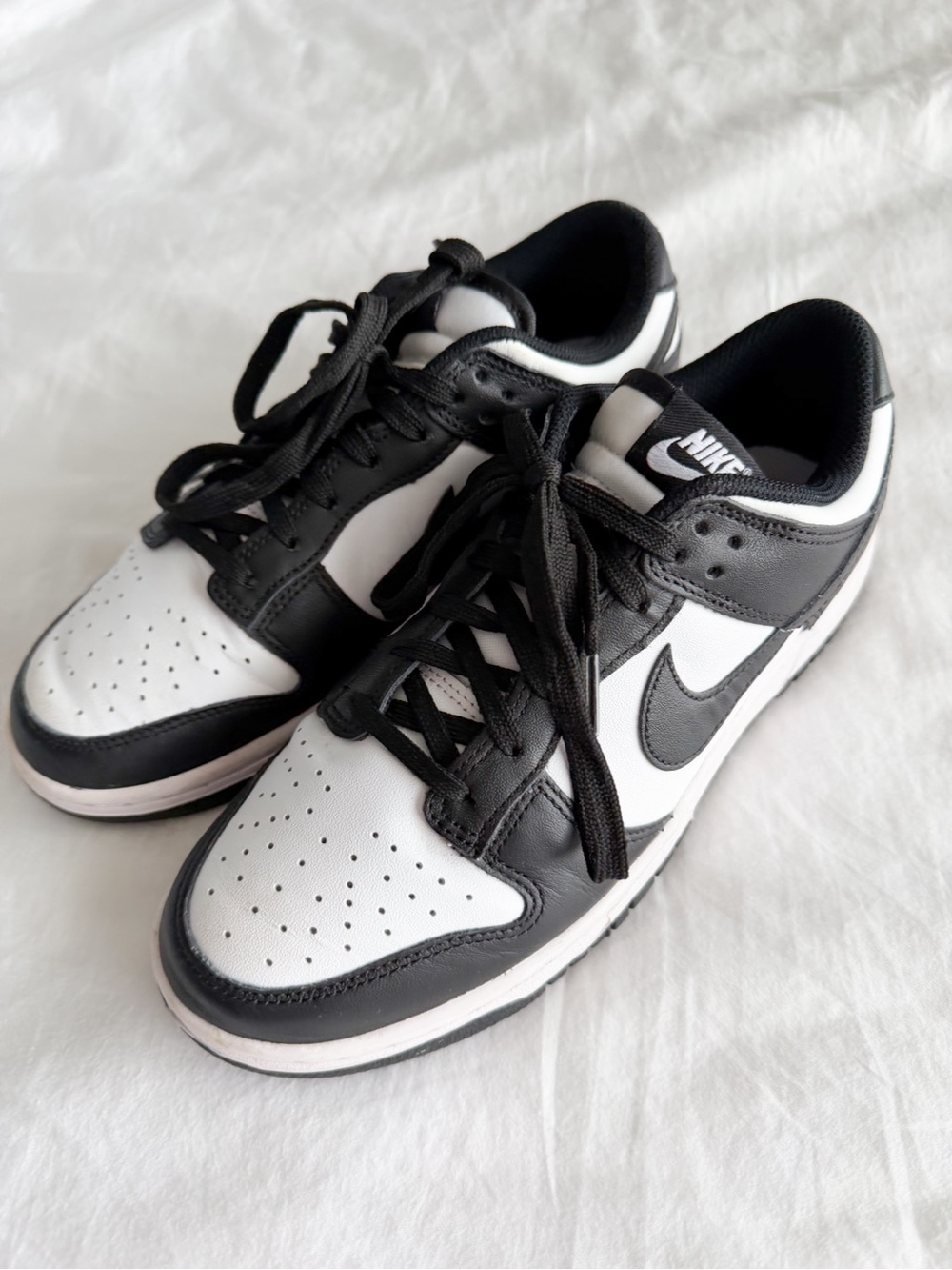 Nike Black and White Low-Top Sneakers